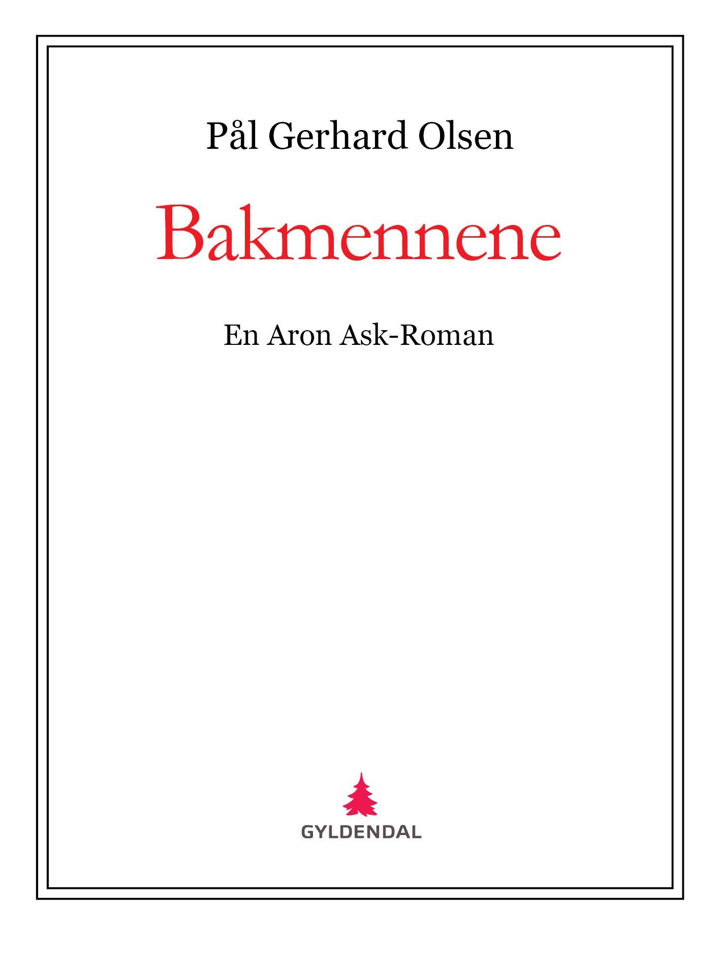 Bakmennene - en Aron Ask-roman