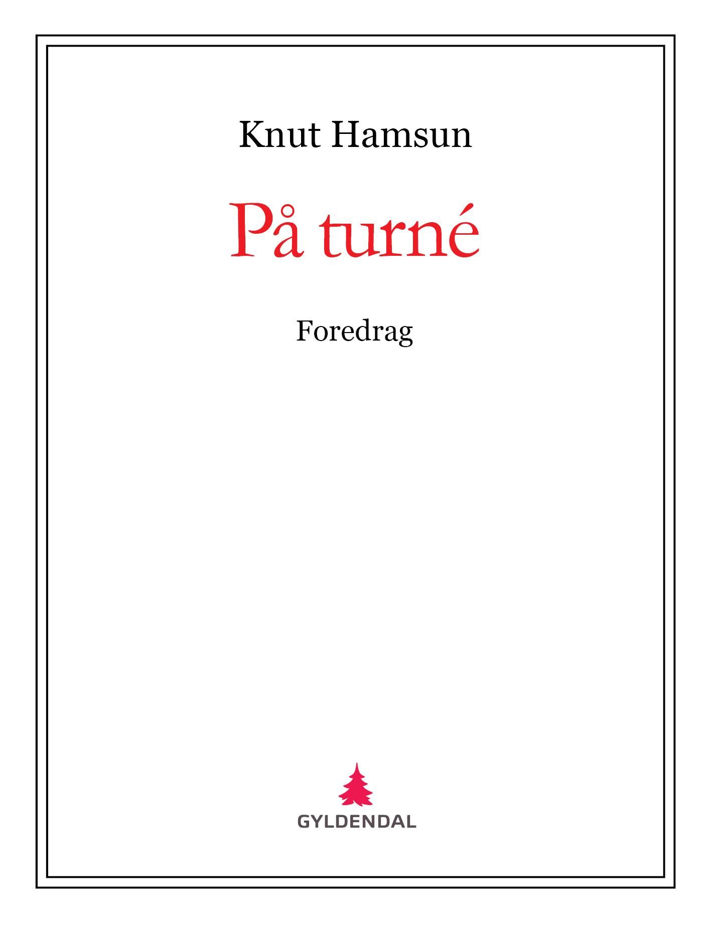 På turné - foredrag