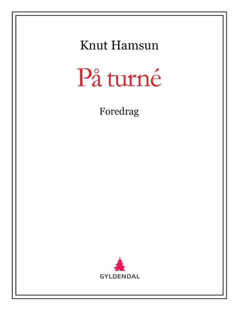 På turné - foredrag