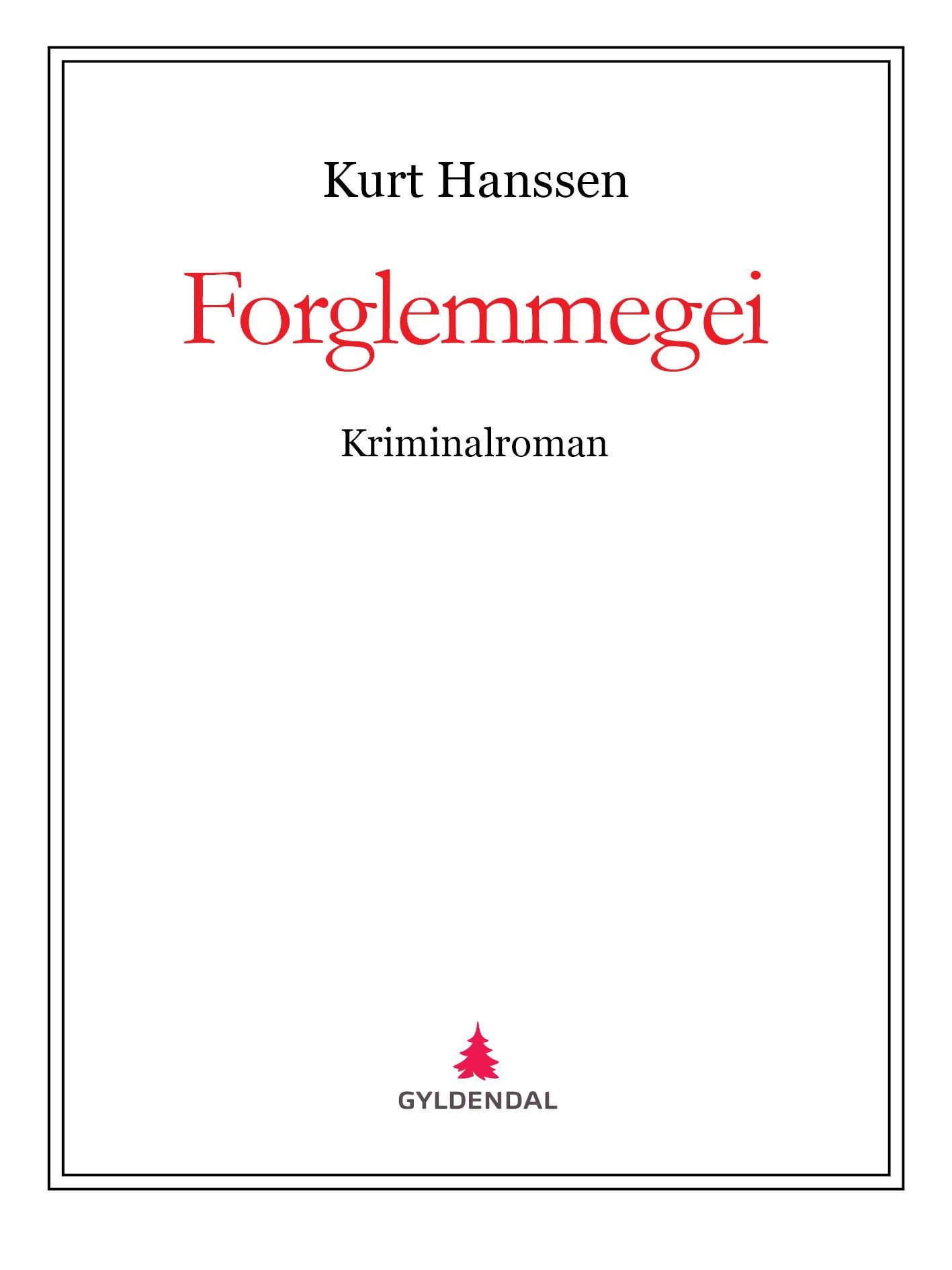 Forglemmegei - kriminalroman