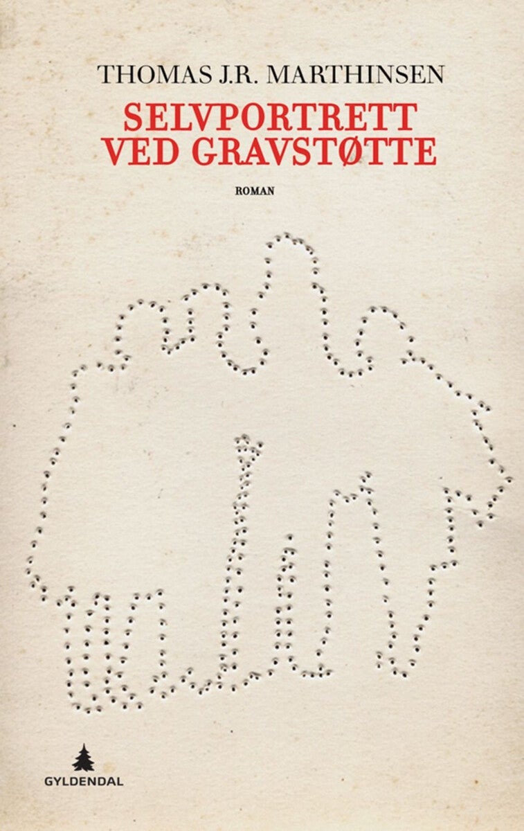 Selvportrett ved gravstøtte