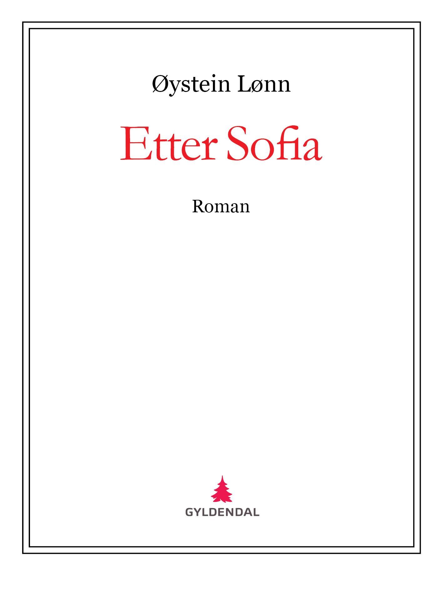Etter Sofia - roman