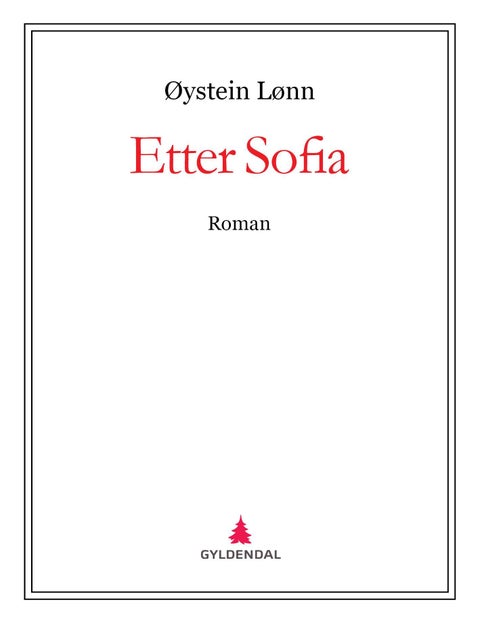 Etter Sofia - roman