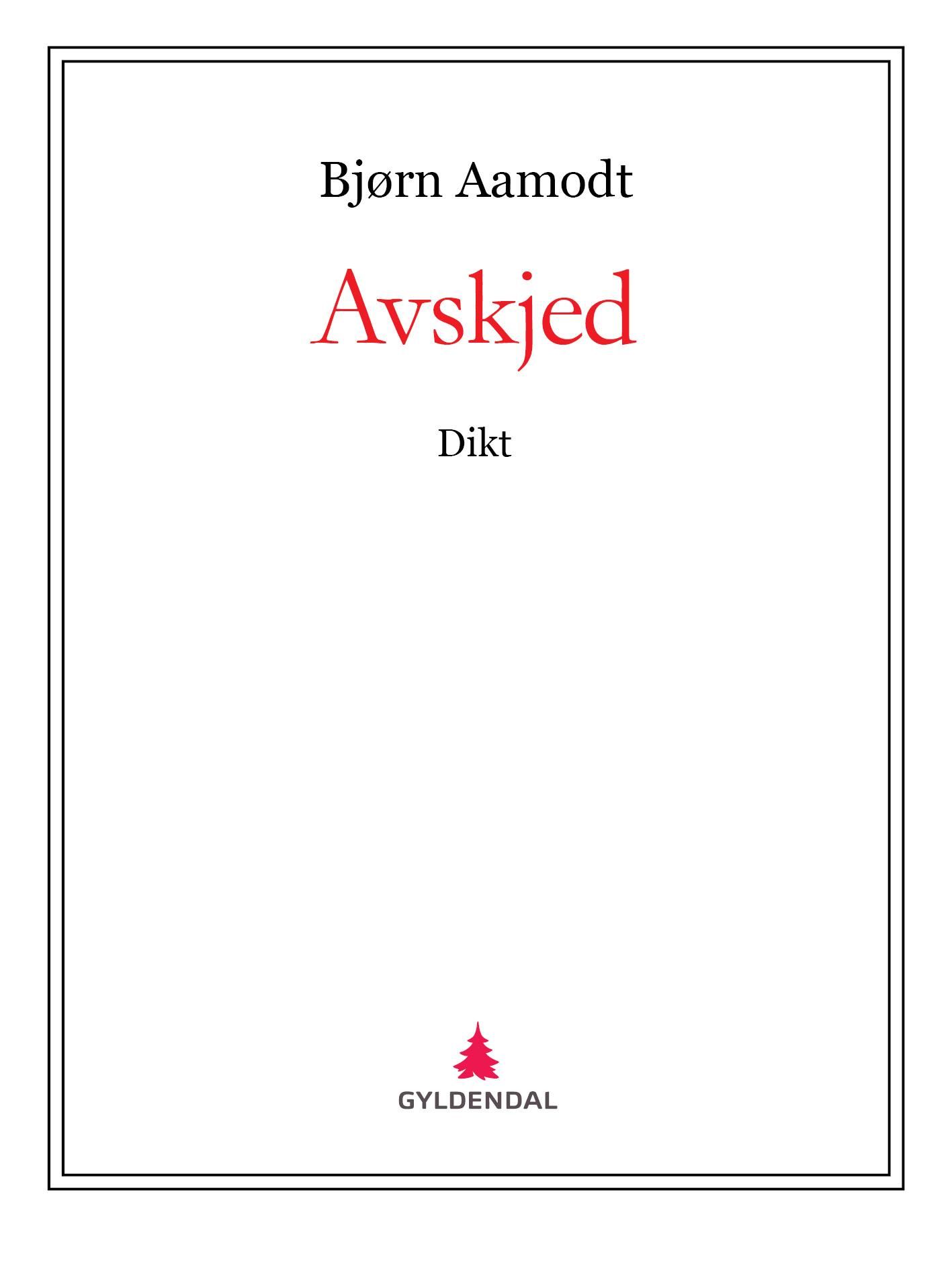 Avskjed - dikt