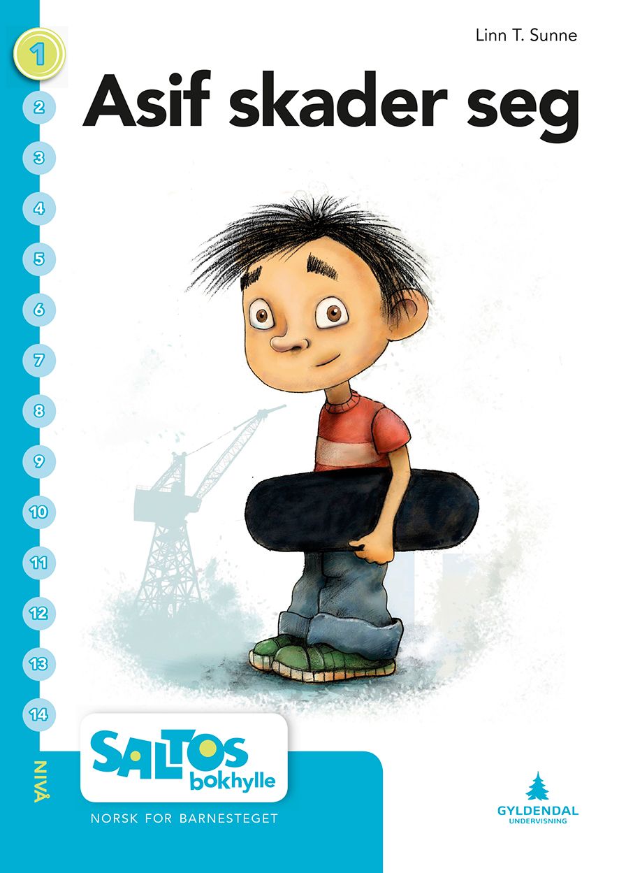 Asif skader seg - nivå 1-2 : norsk for barnesteget