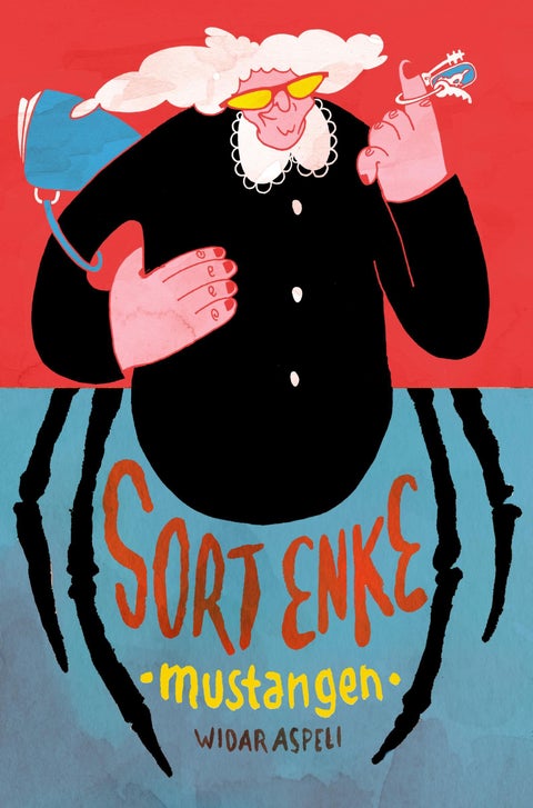 Sort enke - mustangen