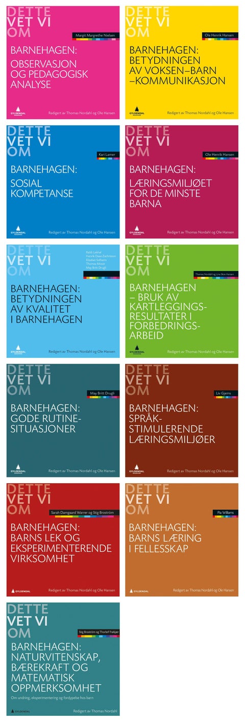 Dette vet vi om barnehagen - samlepakke