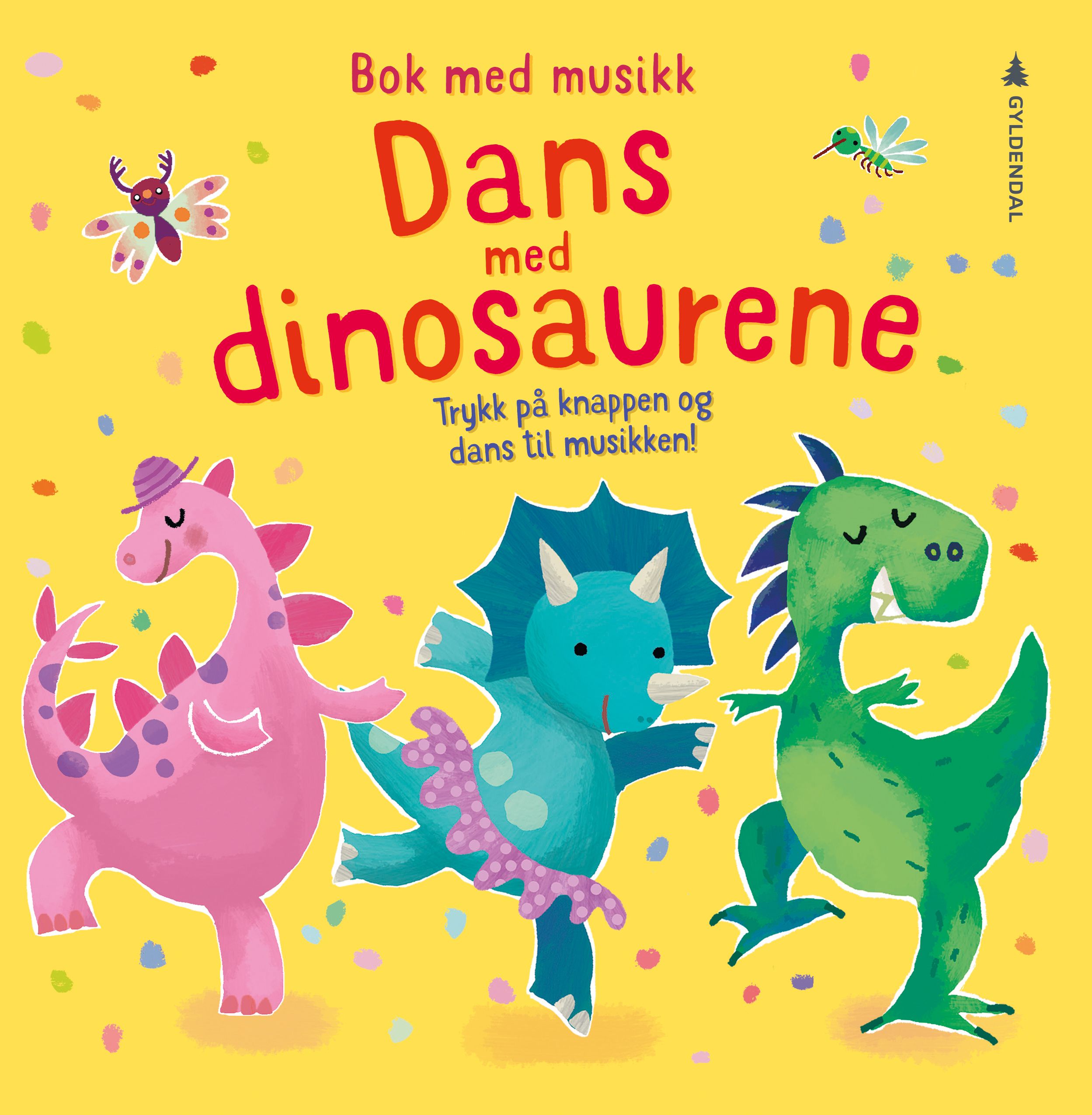 Dans med dinosaurene - trykk på knappen og dans til musikken!