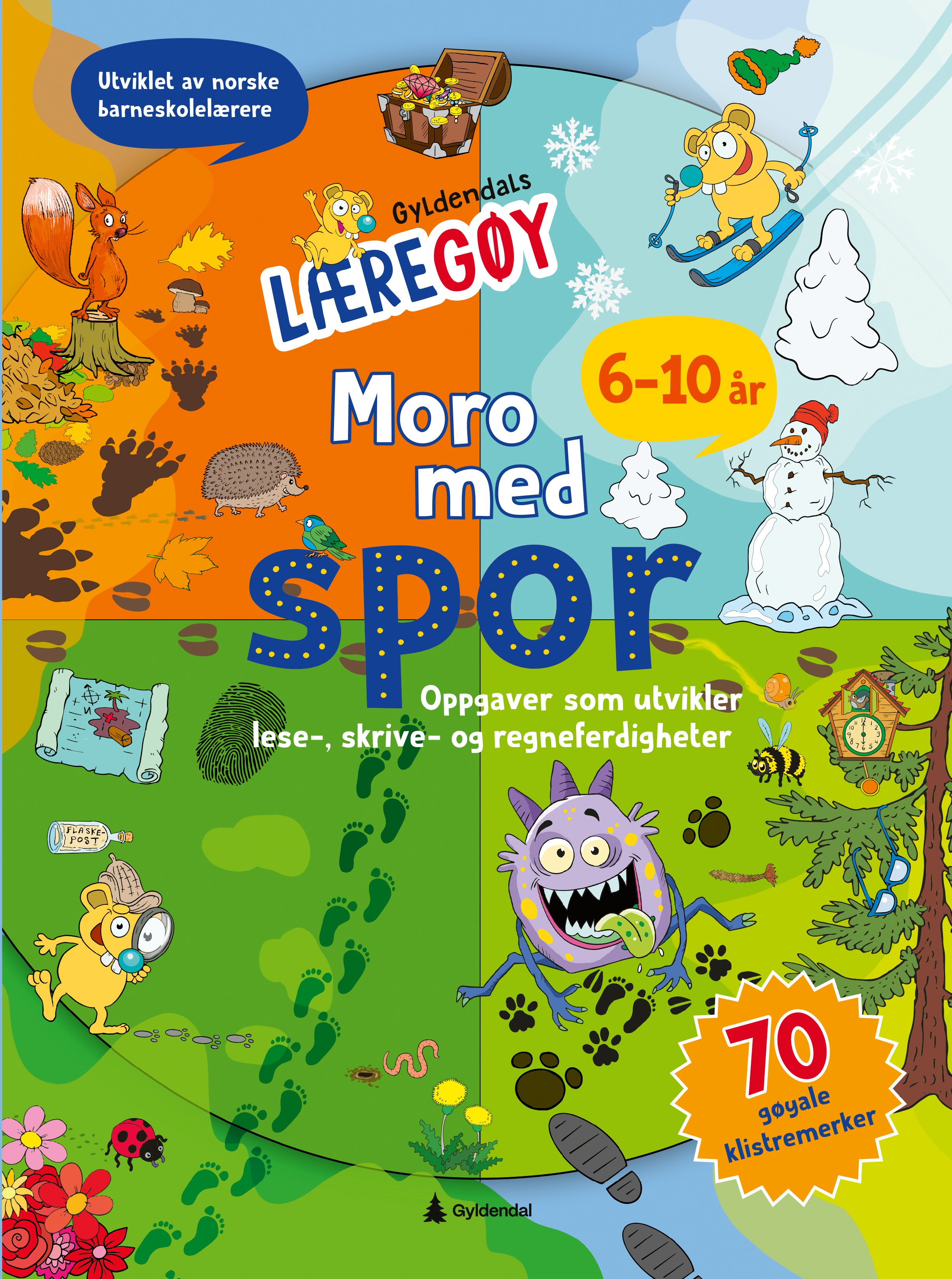 Moro med spor - oppgaver som utvikler lese-, skrive- og regneferdigheter