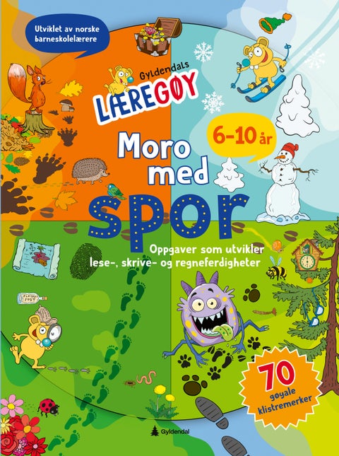 Moro med spor - oppgaver som utvikler lese-, skrive- og regneferdigheter