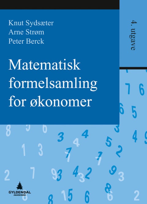 Matematisk formelsamling for økonomer