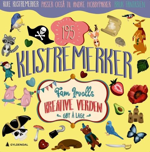 195 klistremerker - gøy å lage