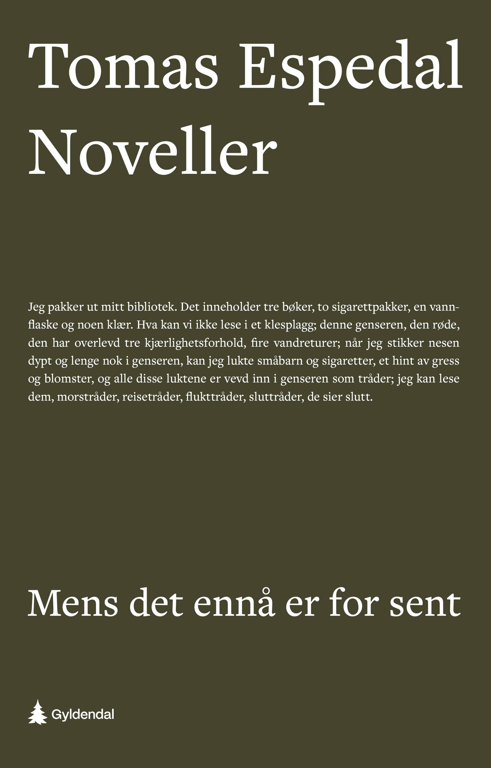 Mens det ennå er for sent - (noveller)