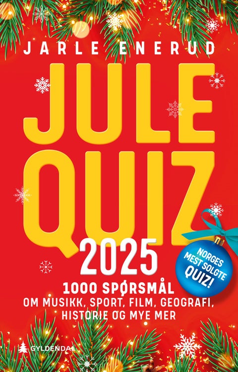 Julequiz 2025 - 1000 spørsmål om musikk, sport, film, geografi, historie og mye mer