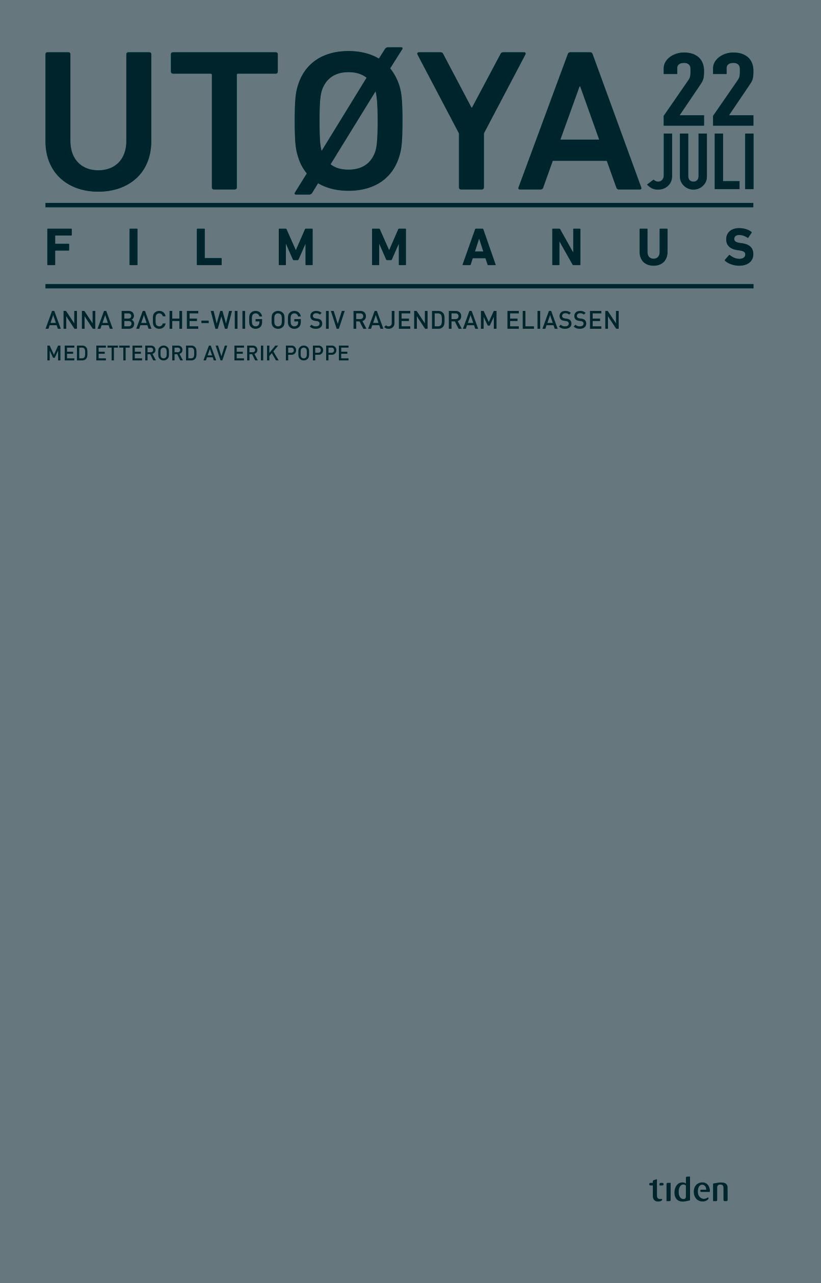 Utøya 22. juli - filmmanus