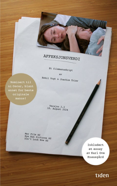 Affeksjonsverdi - filmmanus