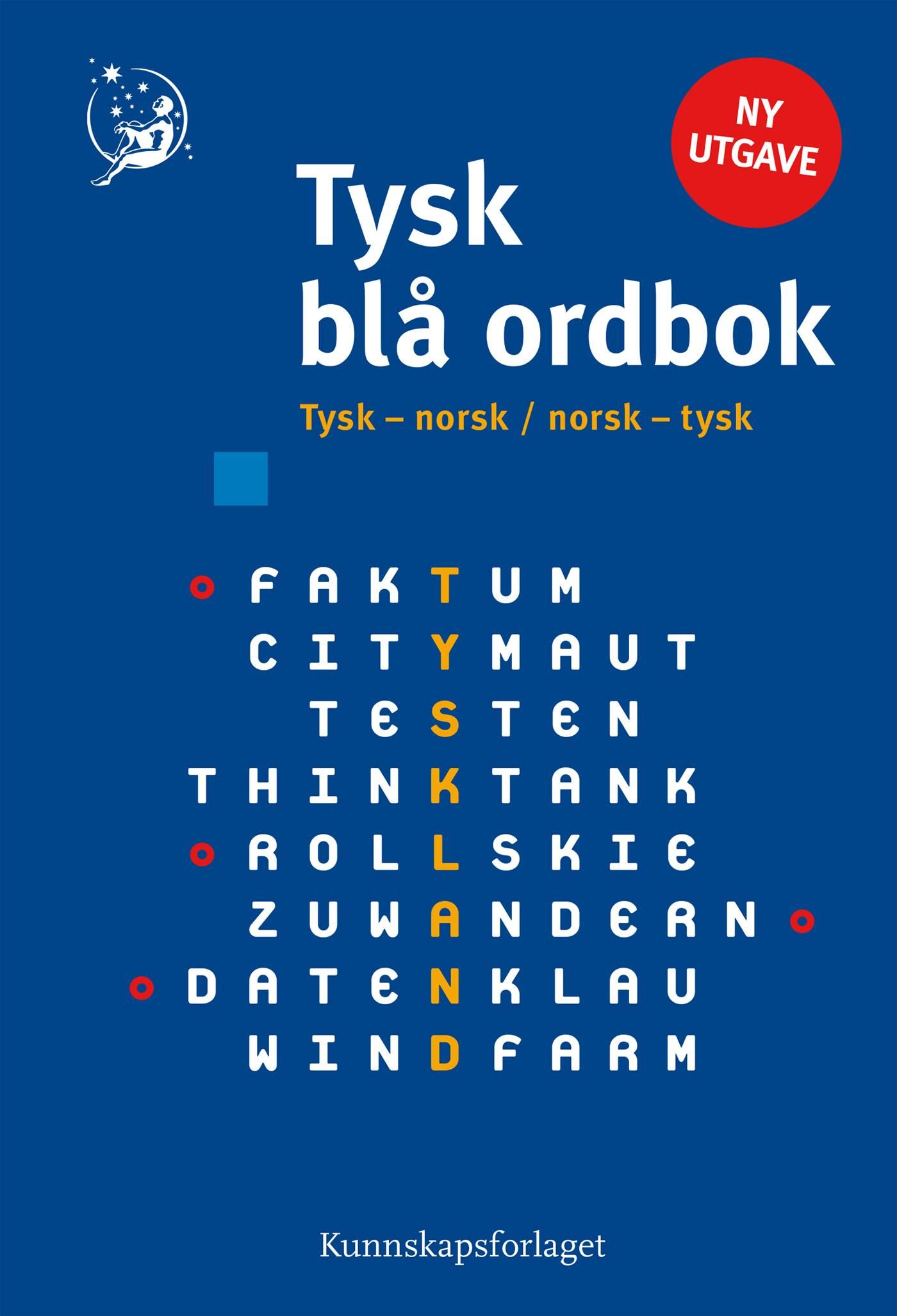 Tysk blå ordbok - tysk-norsk/norsk-tysk