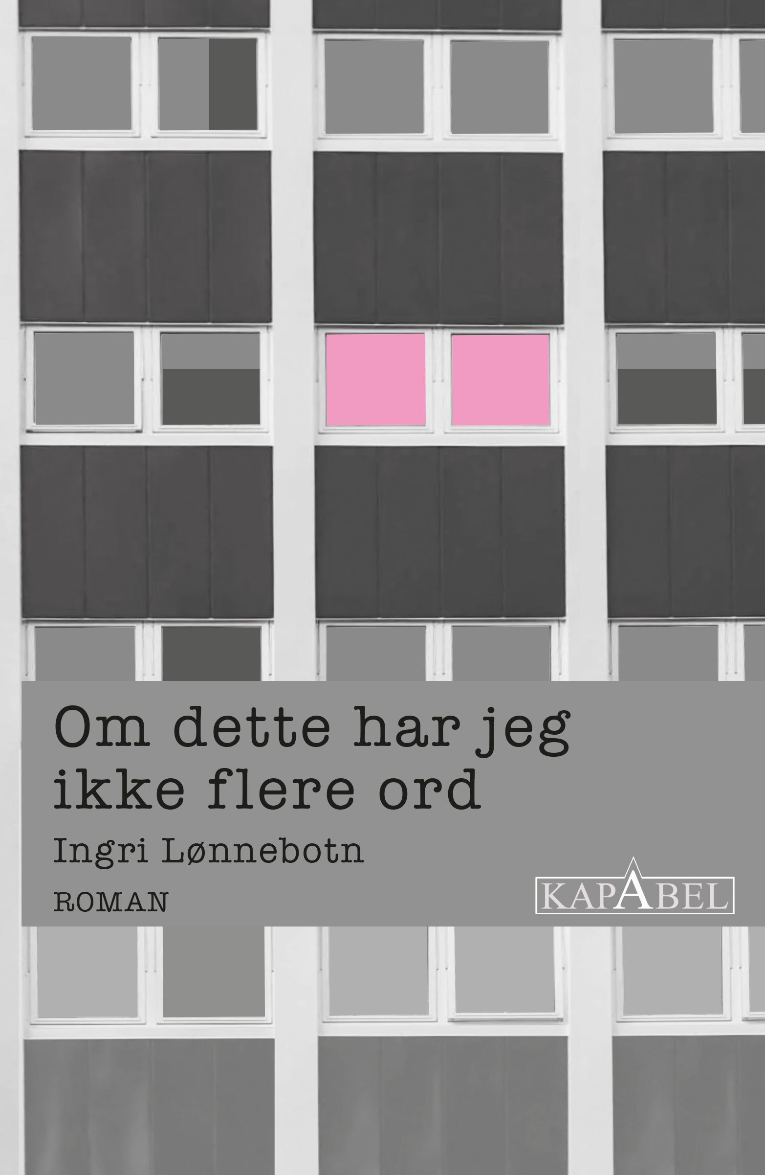 Om dette har jeg ikke flere ord - roman