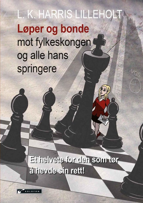 Løper og bonde mot fylkeskongen og alle hans springere - et helvete for den som tør å hevde sin rett!