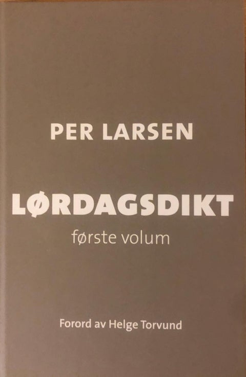 Lørdagsdikt - Første volum