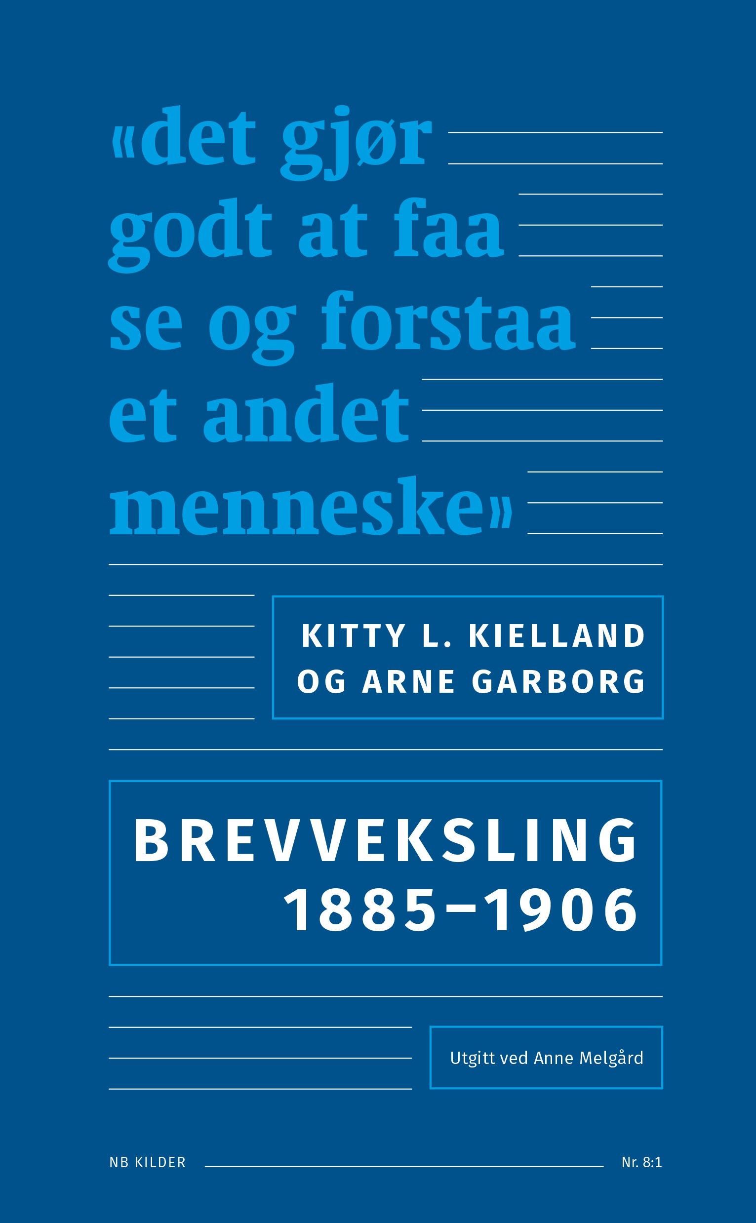 Kitty L. Kielland og Arne Garborg - brevveksling 1895–1906