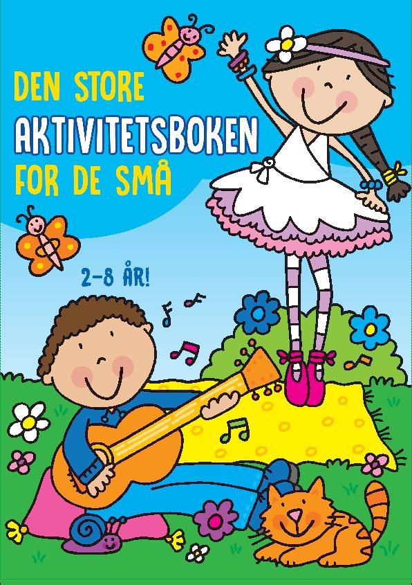 Den store aktivitetsboken for de små. Blå