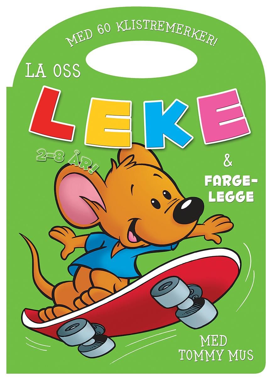 La oss leke og fargelegge! Tommy Mus. Grønn