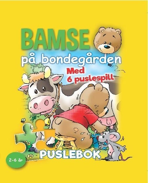 Bamse på bondegården - puslebok