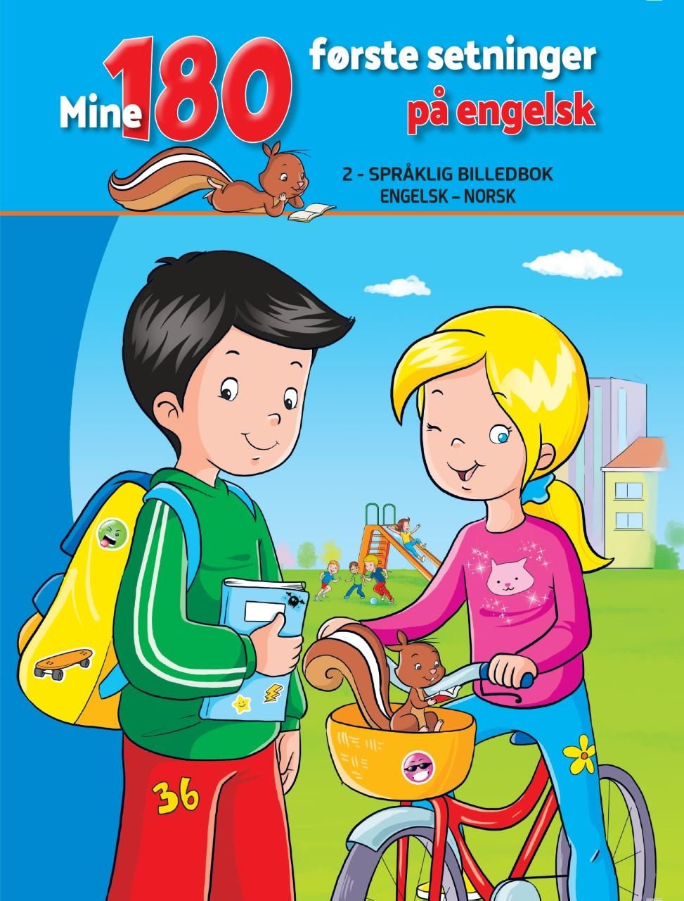Mine 180 første setninger på engelsk - 2-språklig billedbok : engelsk - norsk