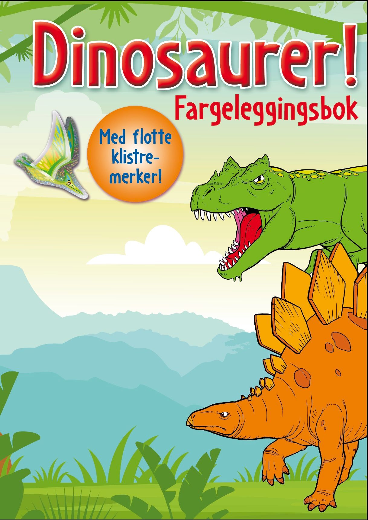 Dinosaurer! - fargeleggingsbok