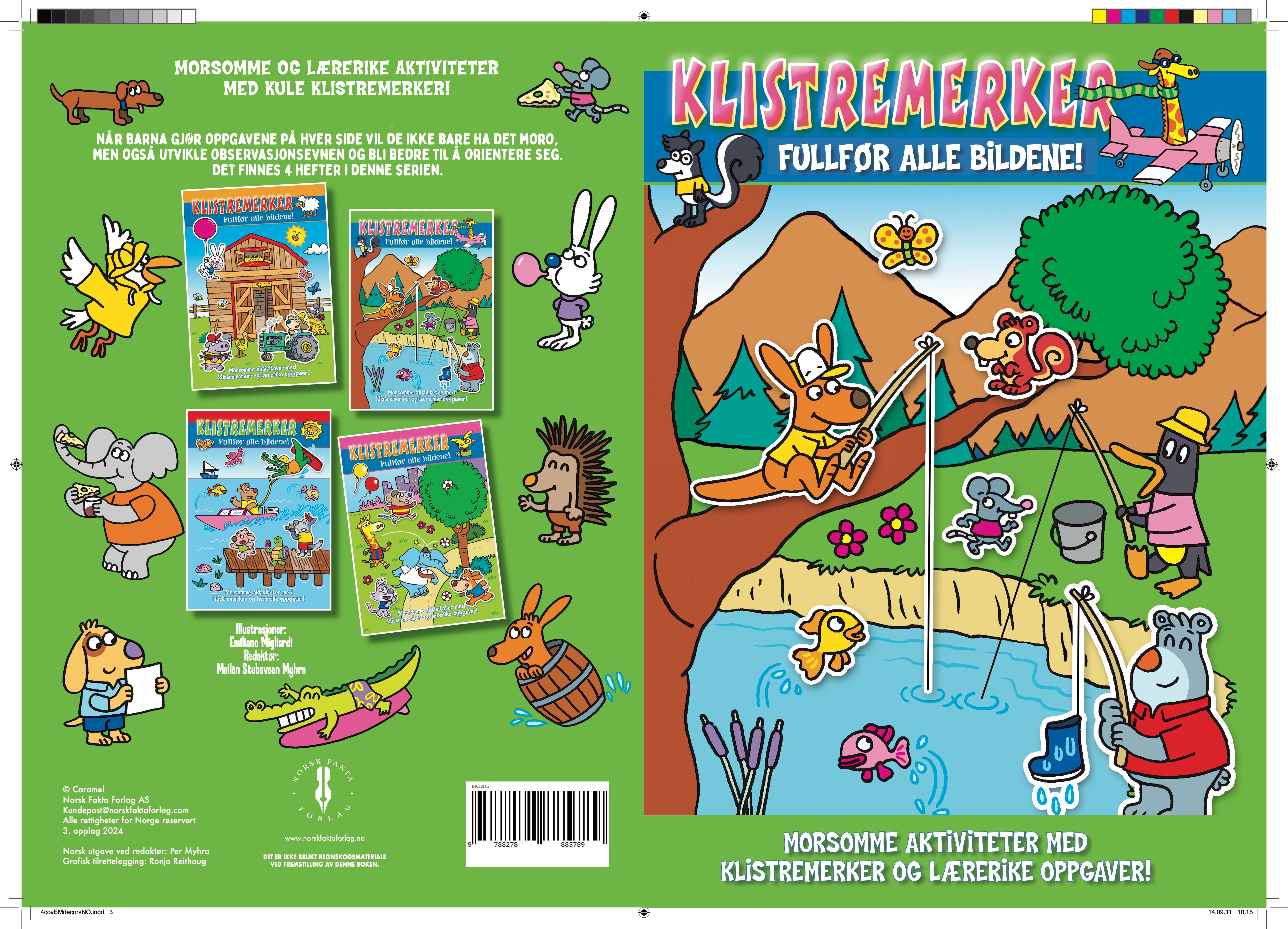 Klistremerker fullfører alle bildene - morsomme aktiviteter med klistremerker og lærerike oppgaver!