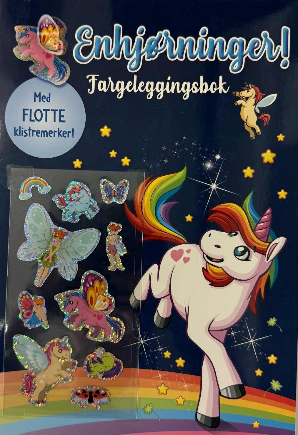 Enhjørninger! - fargeleggingsbok