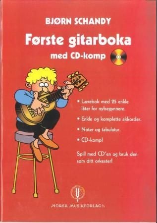 Første gitarboka - med CD-komp