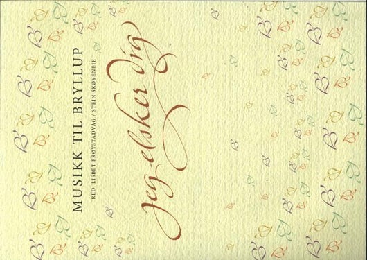 Jeg elsker dig - musikk til bryllup