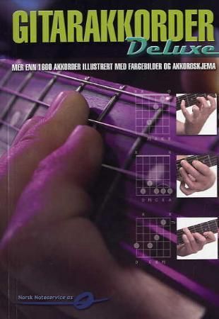 Gitarakkorder deluxe - mer enn 1600 akkorder illustrert med fargebilder og akkordskjema