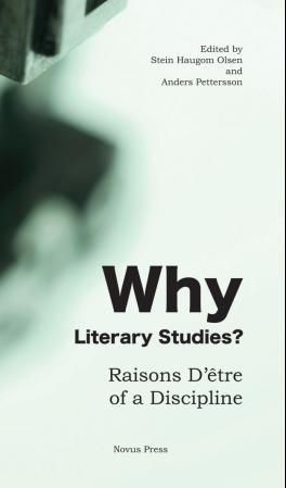 Why literary studies? - raisons d'être of a discipline