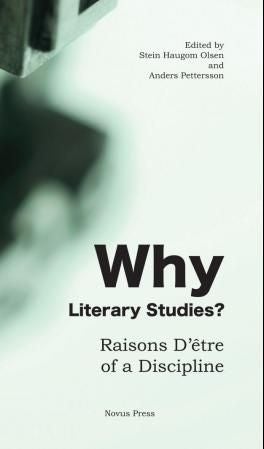 Why literary studies? - raisons d'être of a discipline