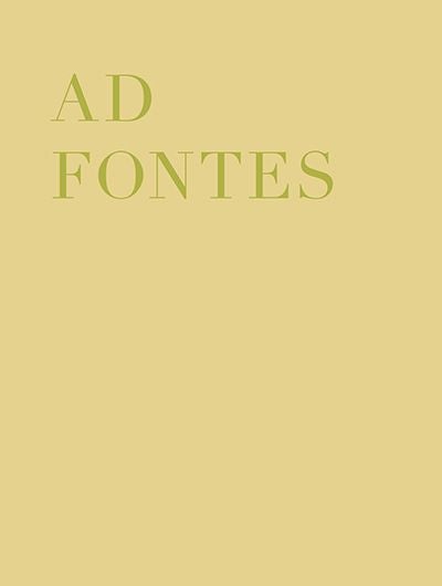 Ad fontes - festskrift til Terje Kvam på 70-årsdagen