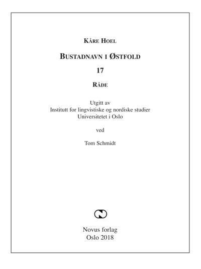 Bustadnavn i Østfold - 17 : Råde