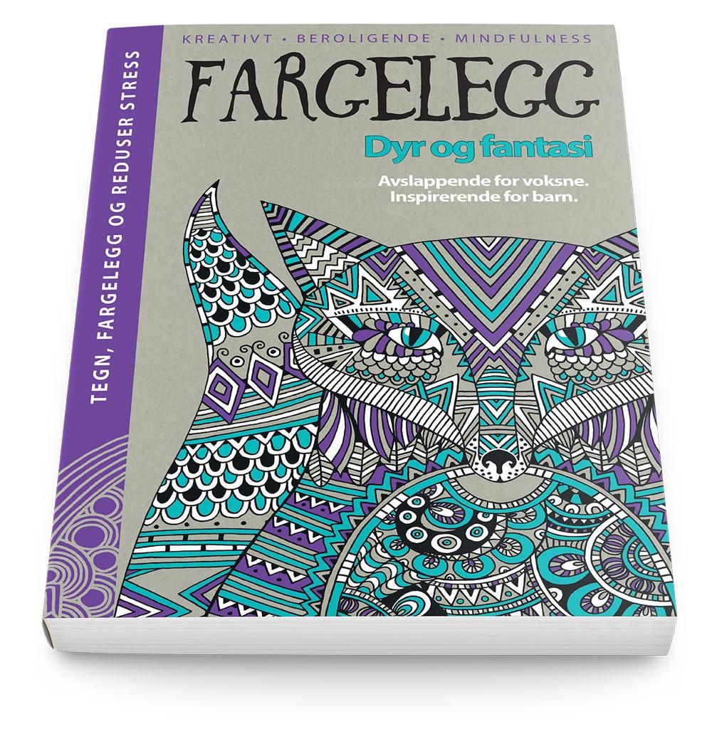 Fargelegg - dyr og fantasi