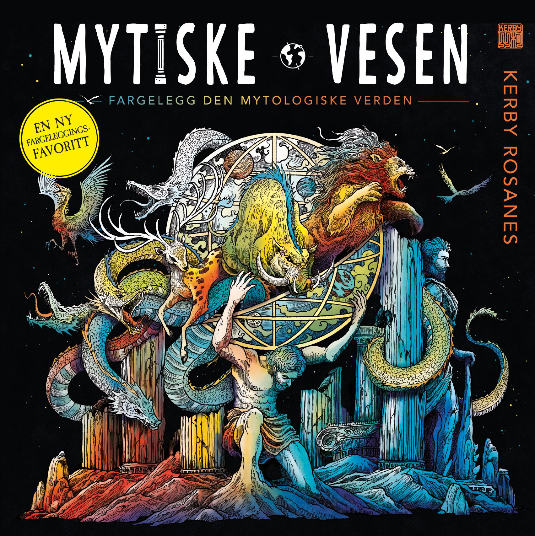 Mystiske vesen - fargelegging