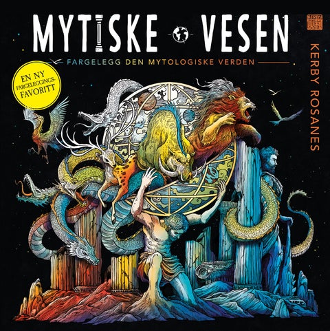 Mystiske vesen - fargelegging