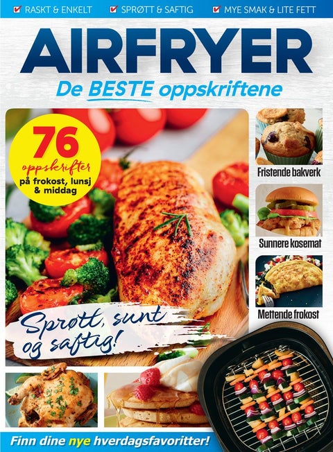 Airfryer - de beste oppskriftene