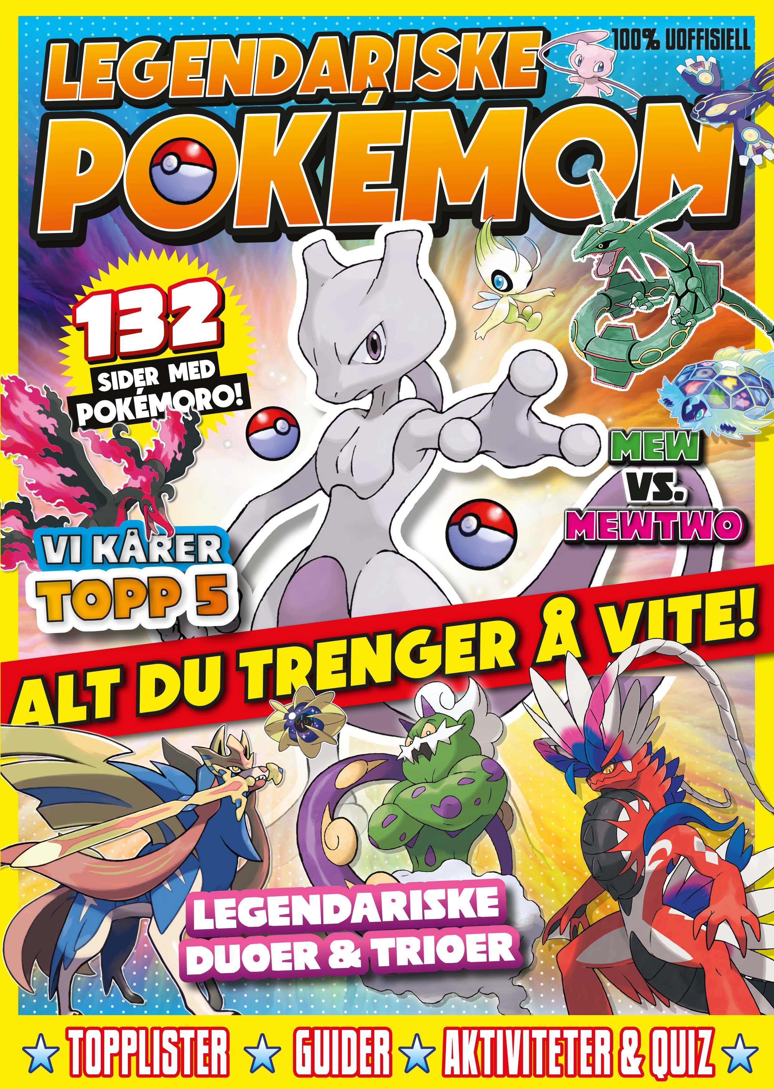 Legendariske Pokémon - topplister, guider, aktiviteter & quiz