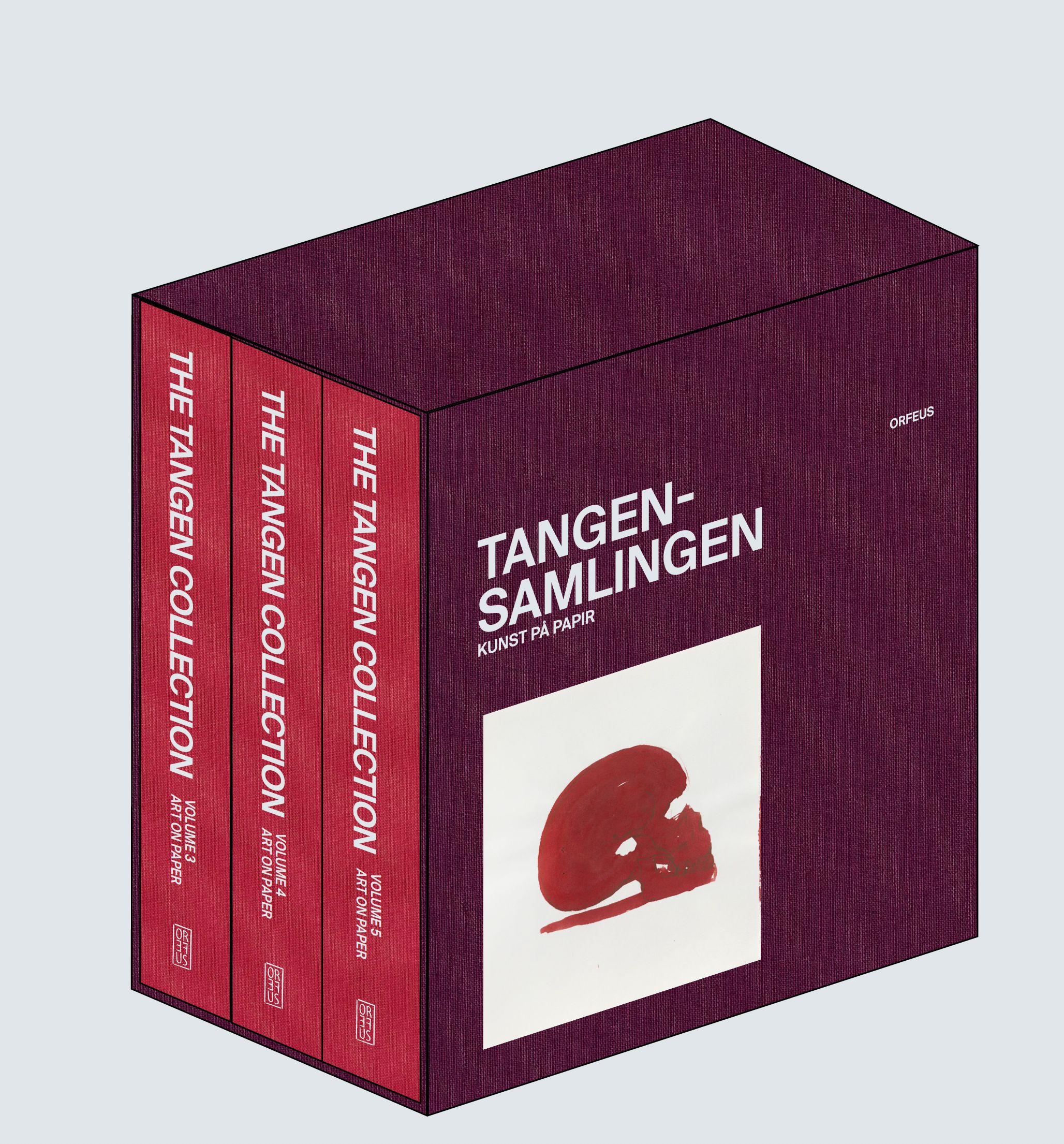 Tangen-samlingen = The Tangen collection - Bind 3-5 : Kunst på papir