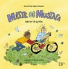 Mette og Mustafa lærer seg å sykle