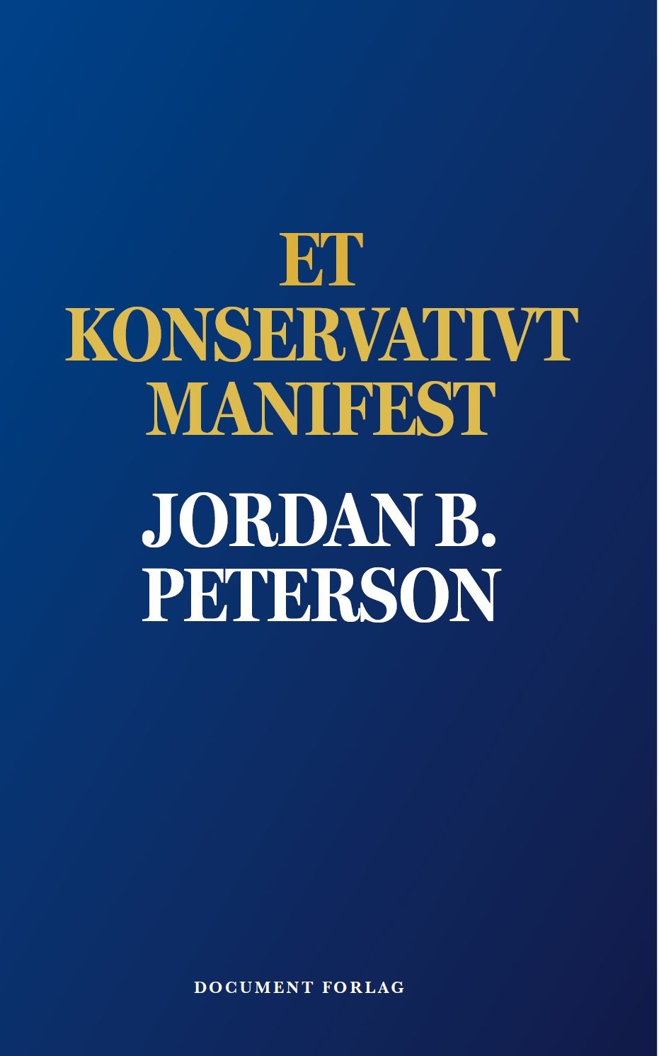 Et konservativt manifest