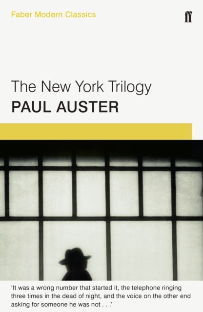 The New York trilogy - Faber Modern Classics