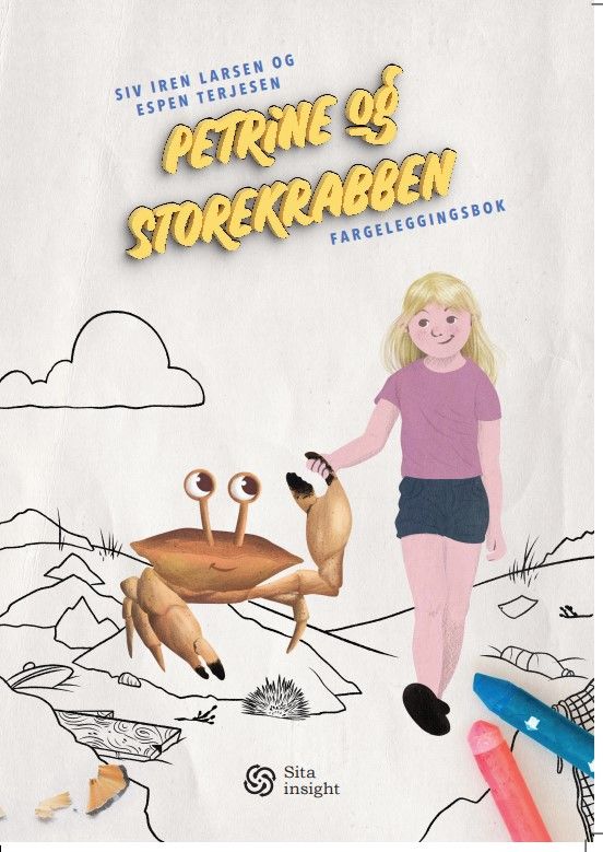 Petrine og Storekrabben: Fargeleggingsbok - fargeleggingsbok