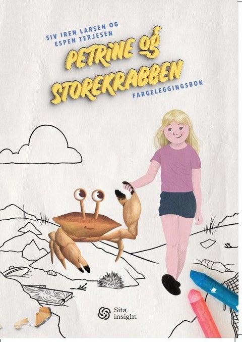 Petrine og Storekrabben: Fargeleggingsbok - fargeleggingsbok